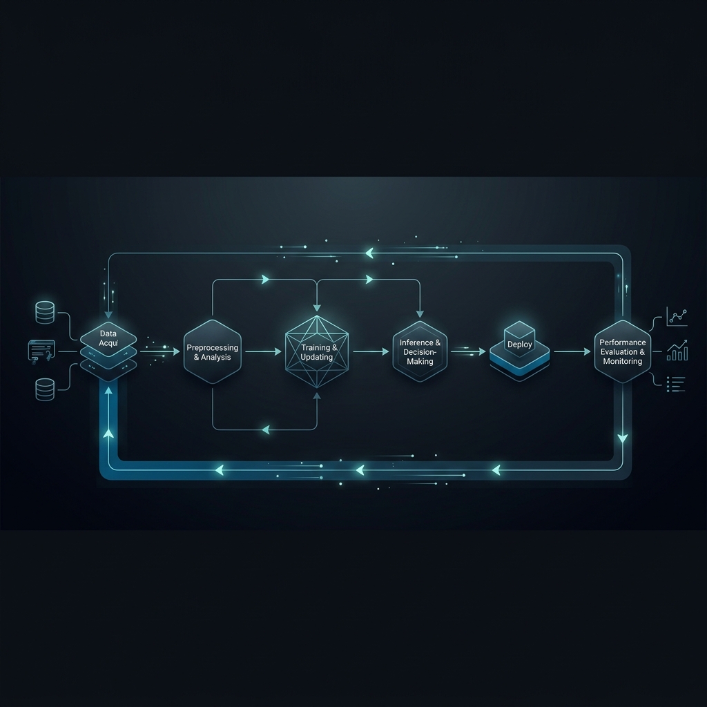 Adaptive AI Continuous Learning Feedback Loop Pipeline Diagram