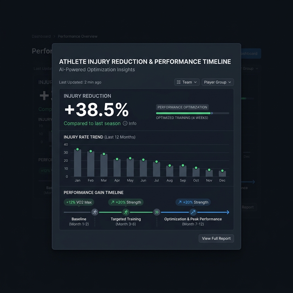Market trends and ROI statistics for AI in Sports