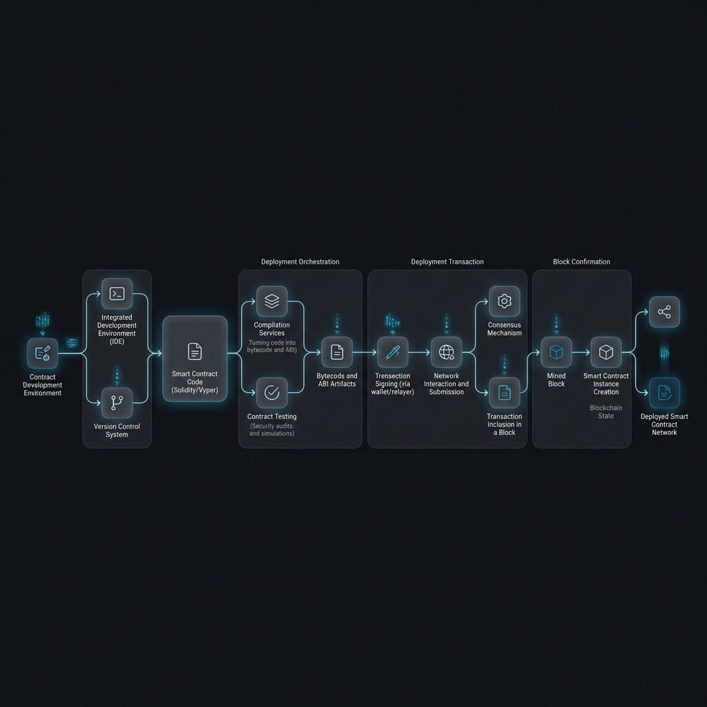 Blockchain Development Company Blockchain Network and dApp Architecture Diagram