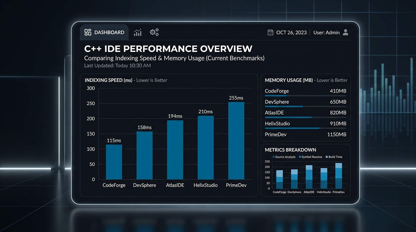 C++ IDE Performance Statistics