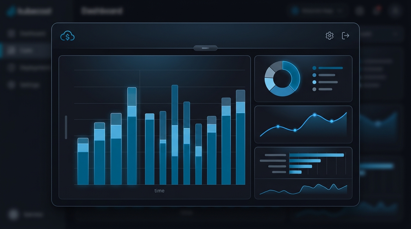 Statistics showing ROI and Efficiency improvements after Kubecost implementation