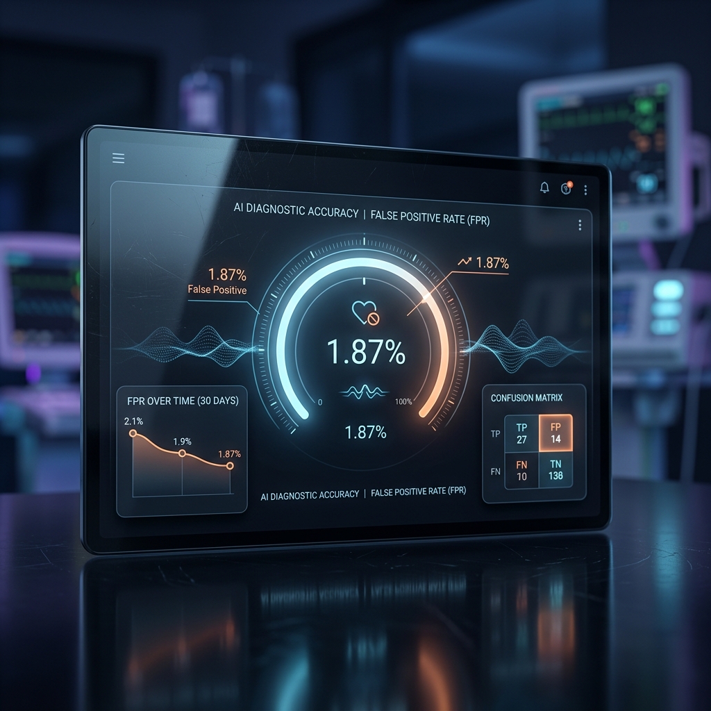 Medical AI Diagnostic Accuracy KPI Dashboard