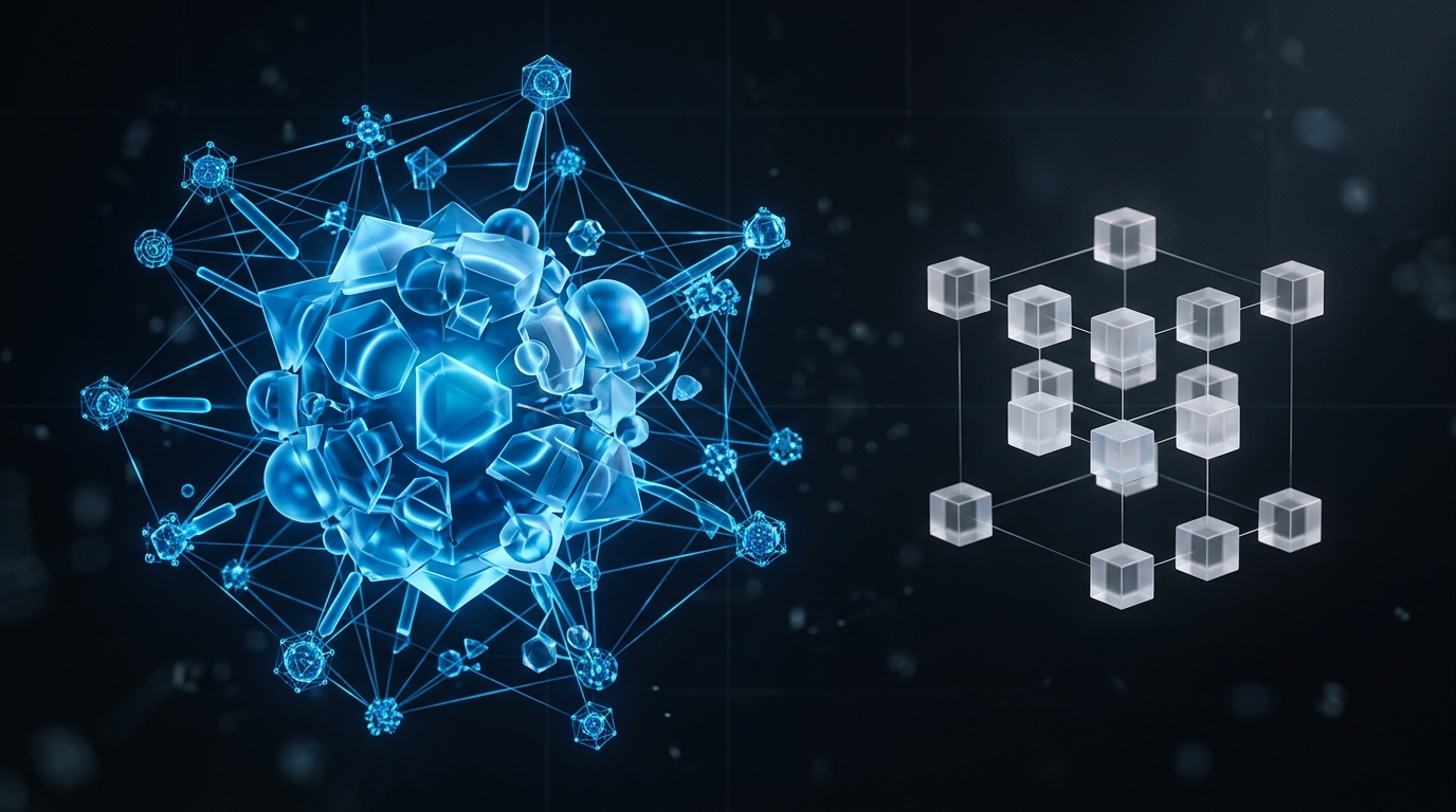Comparison of manual business processes versus AI-powered automated workflows